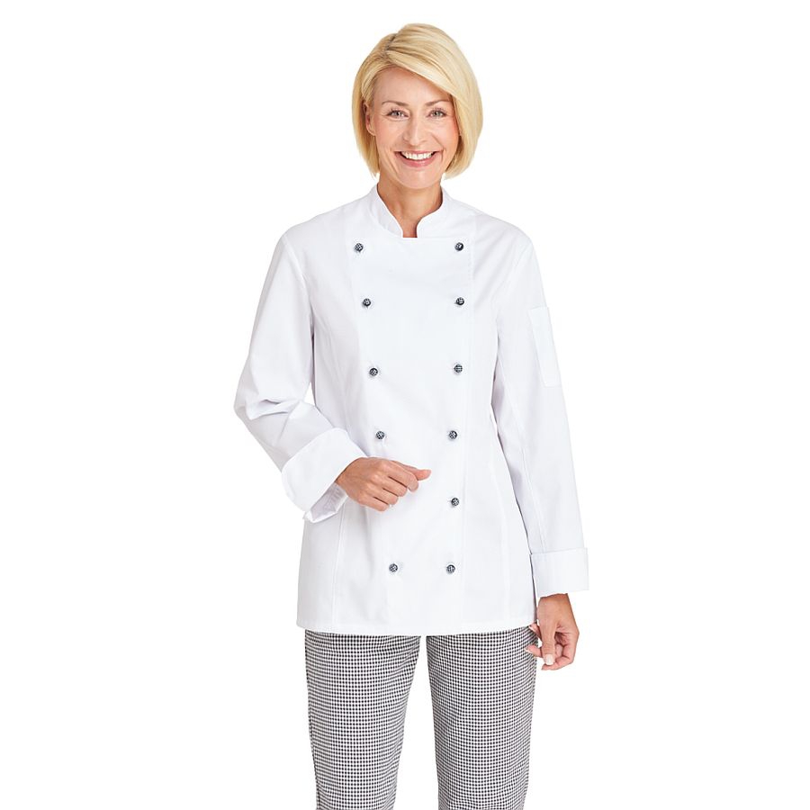 08/2518 Leiber Damen Kochjacke Mischgewebe