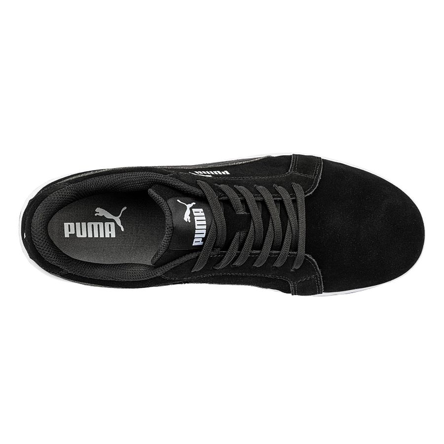 640010 Puma Sicherheitsschuh Iconic Suede blk S1PL