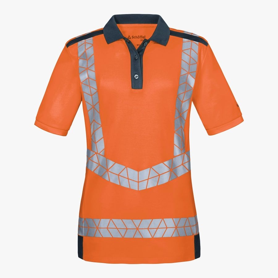 7713 Schöffel Pro High Vis Damen Polo Signalheld