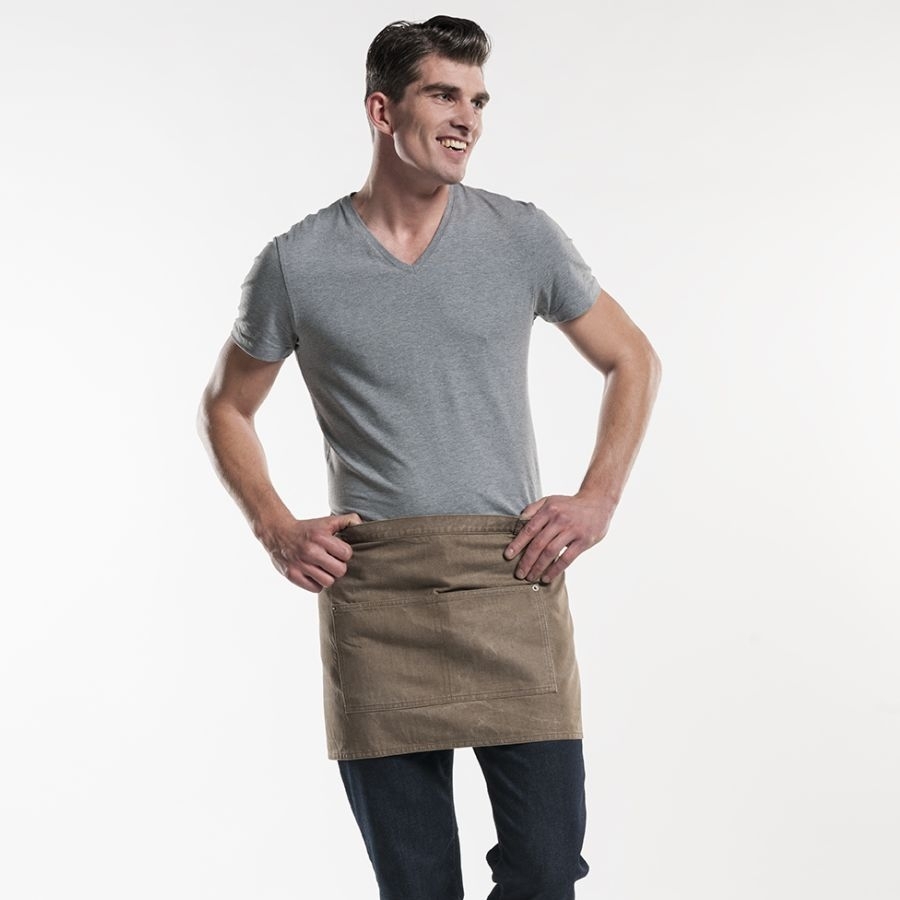 422 Chaud Devant® Bistroschürze Base Mud Denim