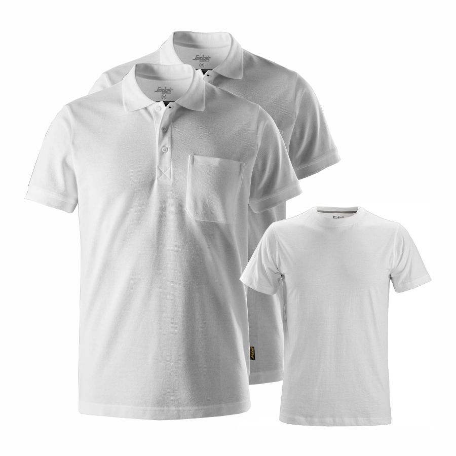 2708 Poloshirt 2er Pack inkl. *GRATIS* T-Shirt