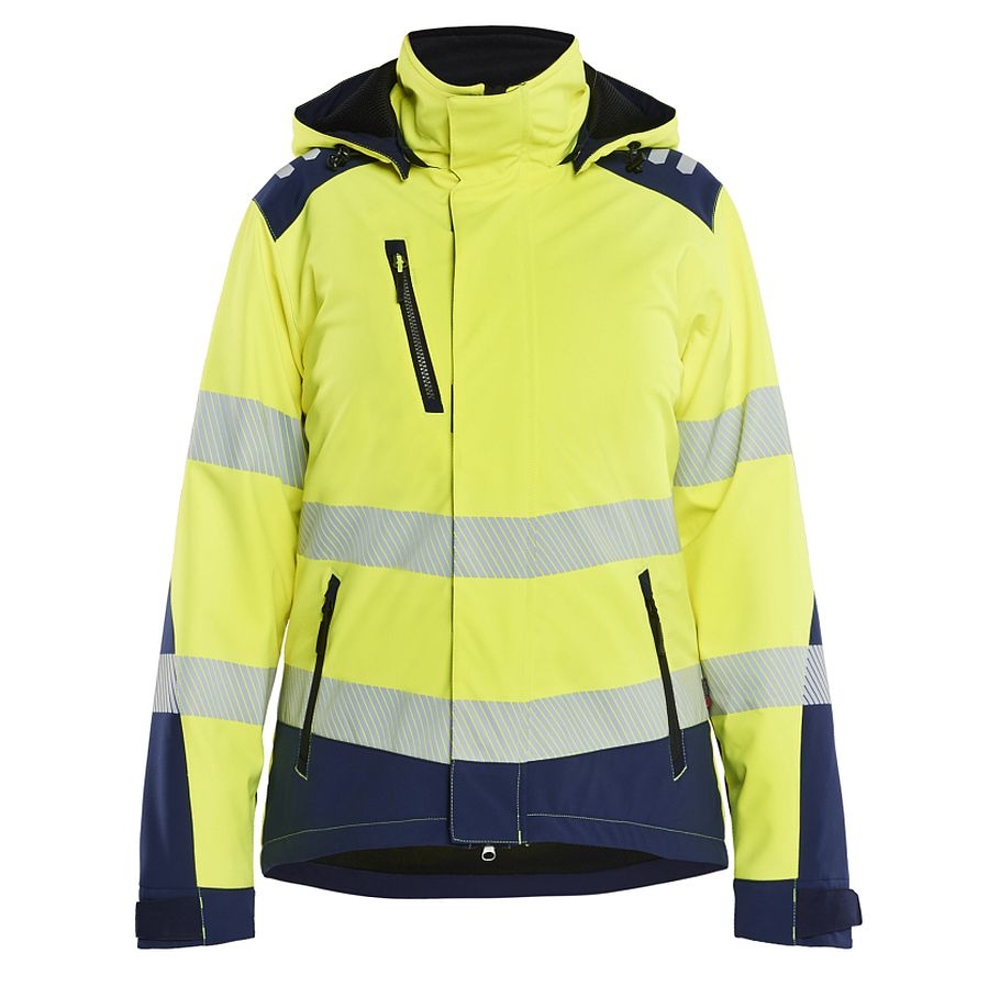 4401 Blakläder®High Vis Damensoftshell-Winterjacke
