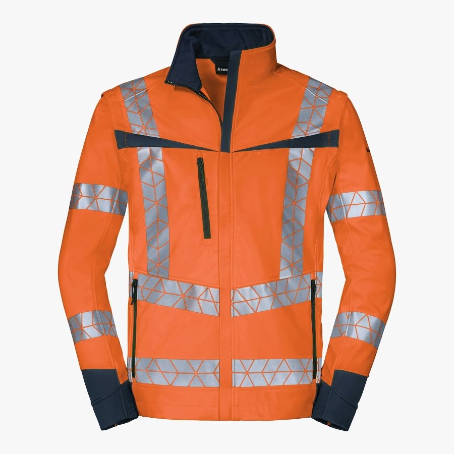 7728 Schöffel Pro High Vis Softshell Leuchtkegel