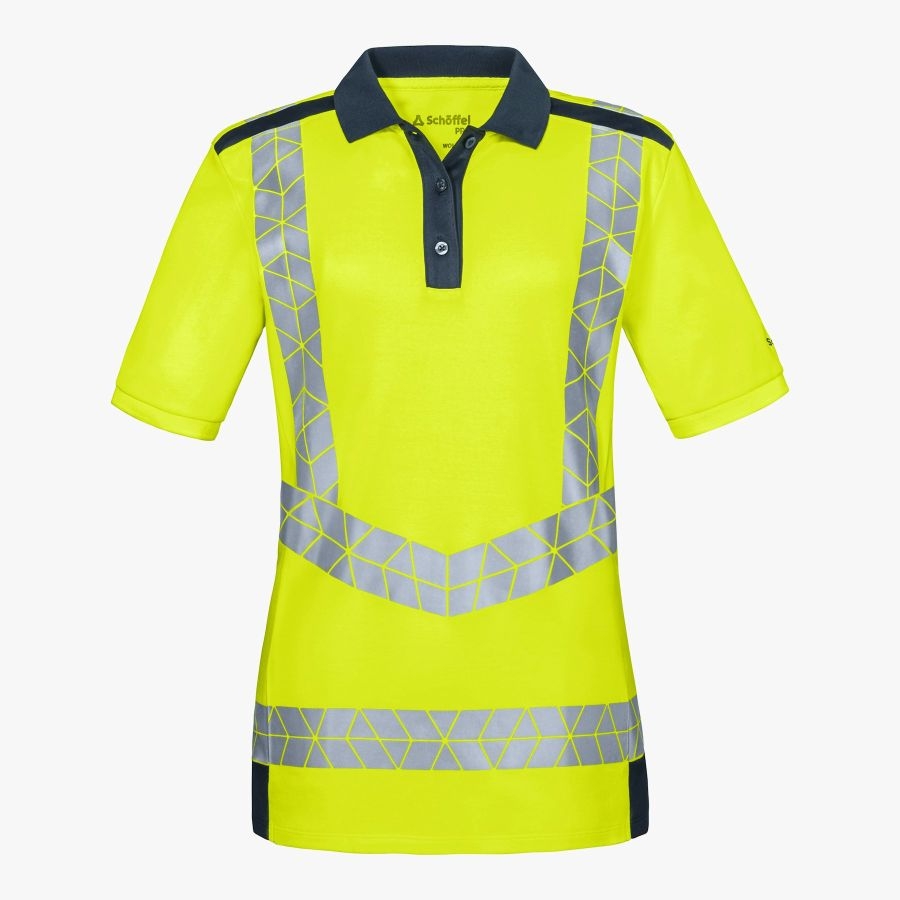 7713 Schöffel Pro High Vis Damen Polo Signalheld