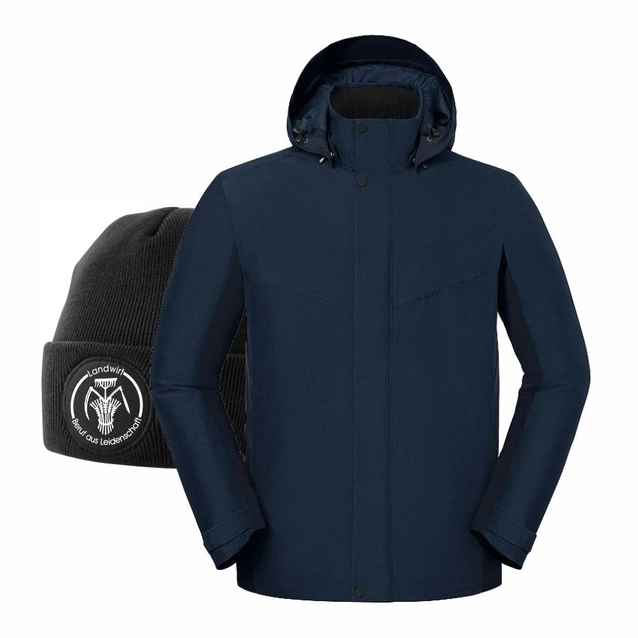 7525 Schöffel Pro Jacke Winterzeit+Beanie Landwirt