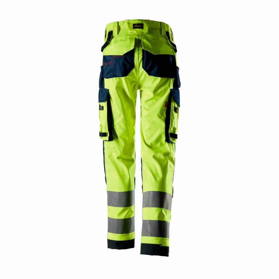 6367 Snickers ProtecWork Damen Warnschutzhose Kl.2