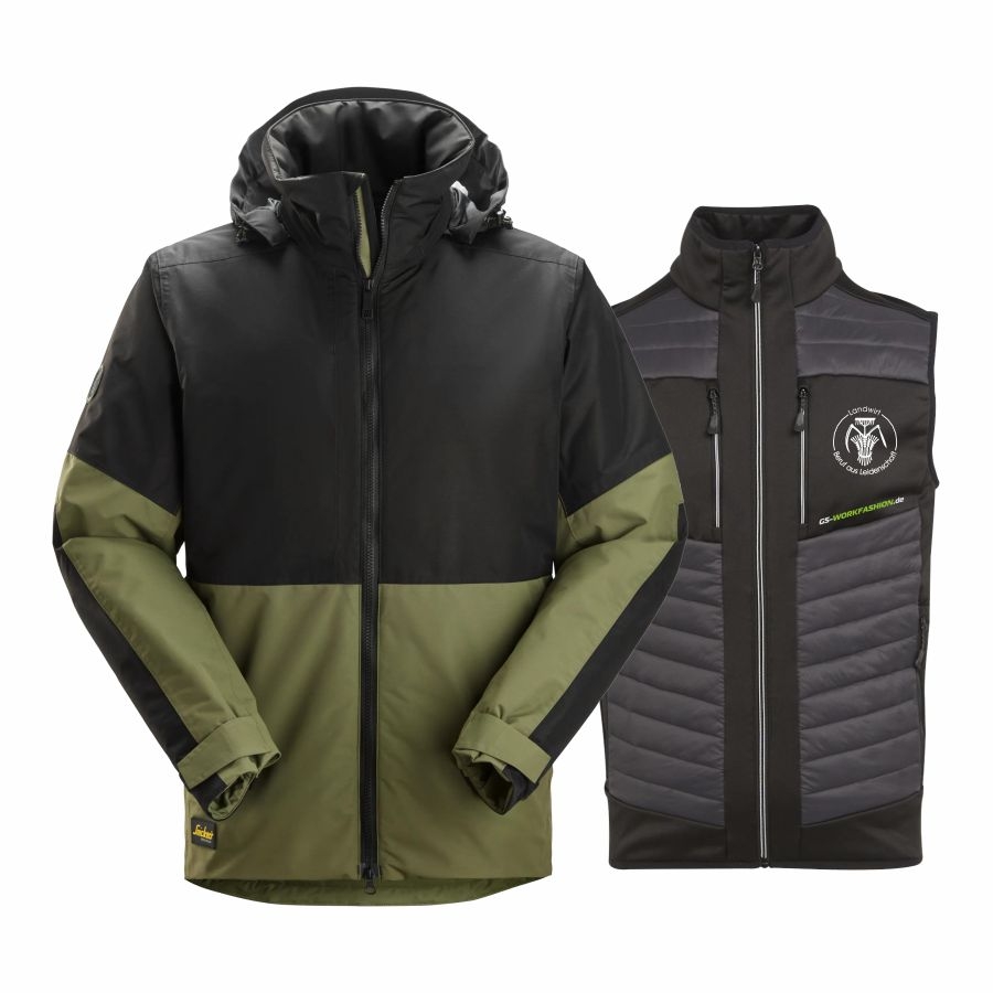 1104 Snickers All.Work Winterjacke +Weste Landwirt