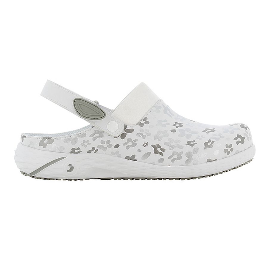 Safety Jogger Clog Dany silber EN 20347 SRC ESD