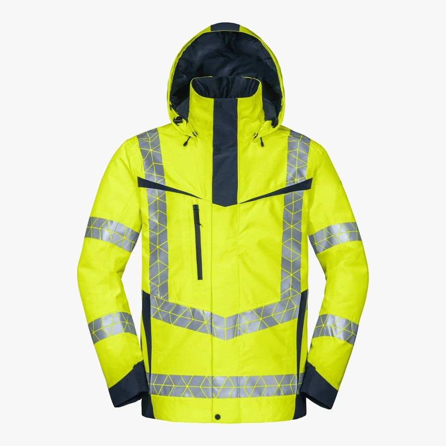 7702 Schöffel Pro High Vis Regenjacke Blitzlicht