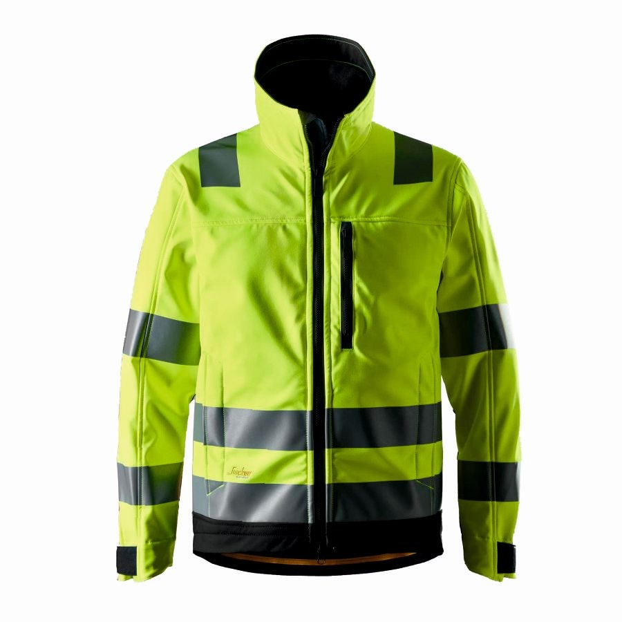 1230 Snickers AllroundWork Hi-Vis Softshelljacke
