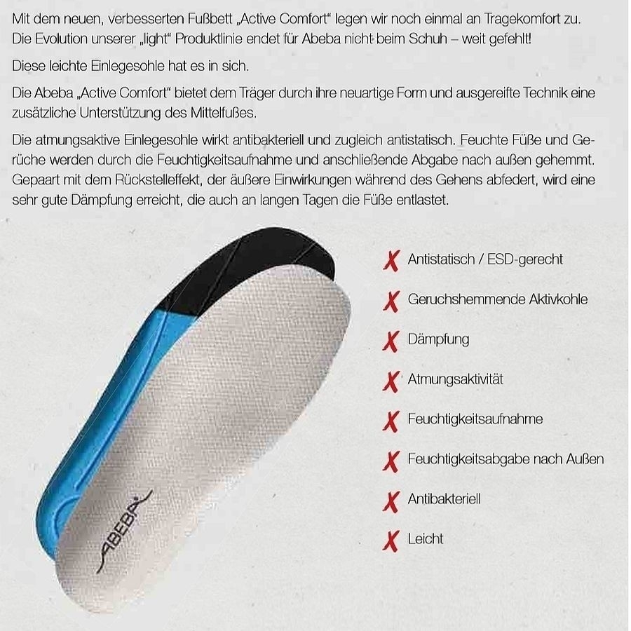 711041 Abeba® X-LIGHT Clog SB weiss