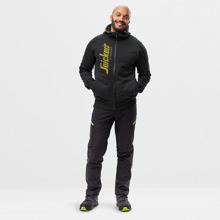 2846 Snickers Kapuzenjacke mit Logo