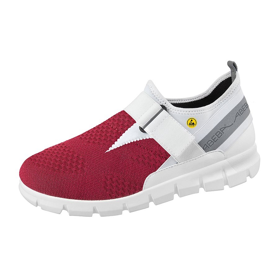 Abeba® Dynamic Flow ESD 37374 Slipper bordeaux/w.