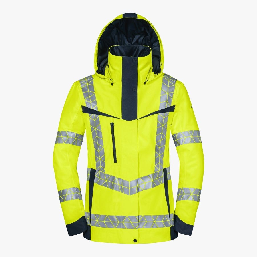 7703 Schöffel Pro HV Damen Regenjacke Blitzlicht