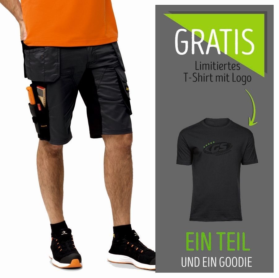 6141 Snickers Short m. Holstertaschen+Gratis Shirt