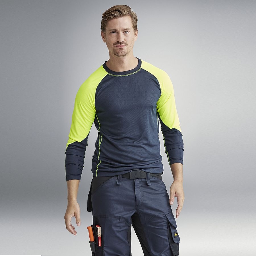 2405 Snickers Neon T-Shirt langarm
