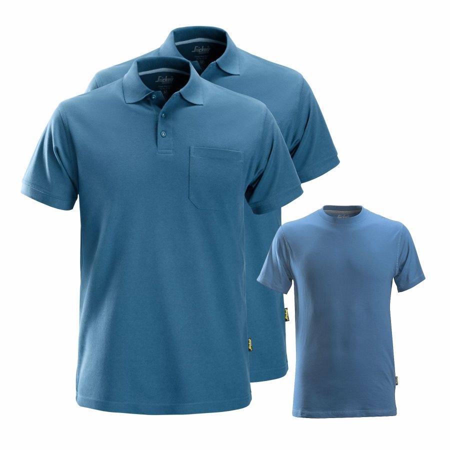 2708 Poloshirt 2er Pack inkl. *GRATIS* T-Shirt