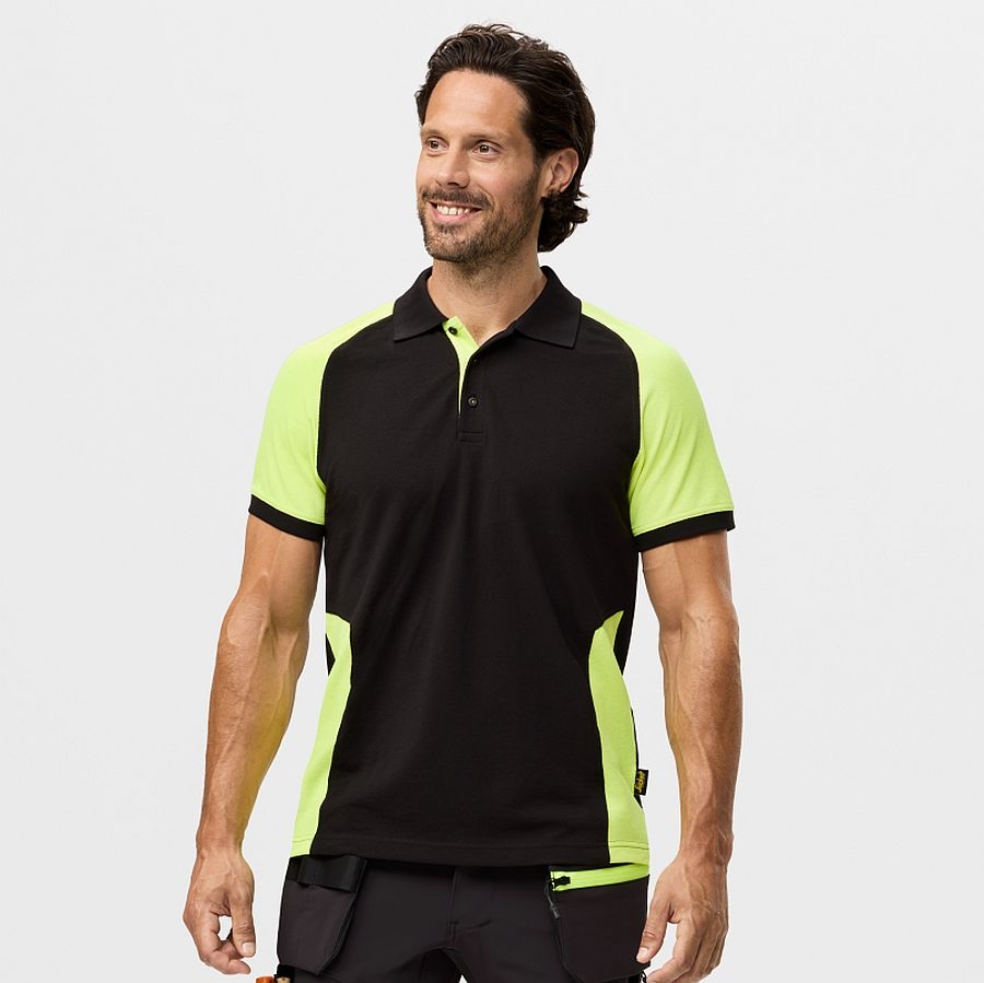 2750 Snickers Zweifarbiges Polo-Shirt