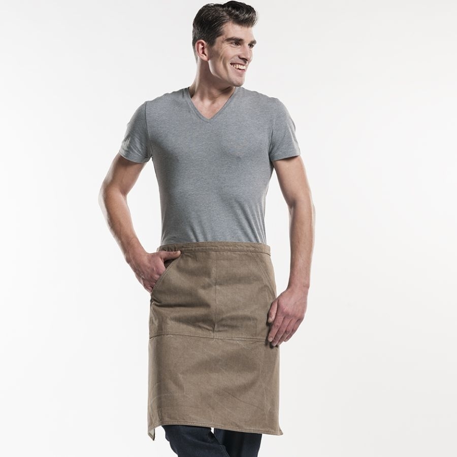 421 Chaud Devant® Bistroschürze Pouch Mud Denim