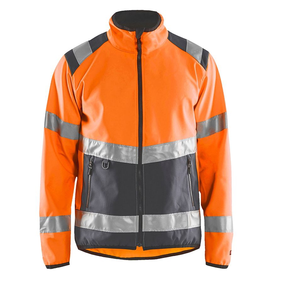 4877 Blakläder® Softshell Jacke Warnschutz
