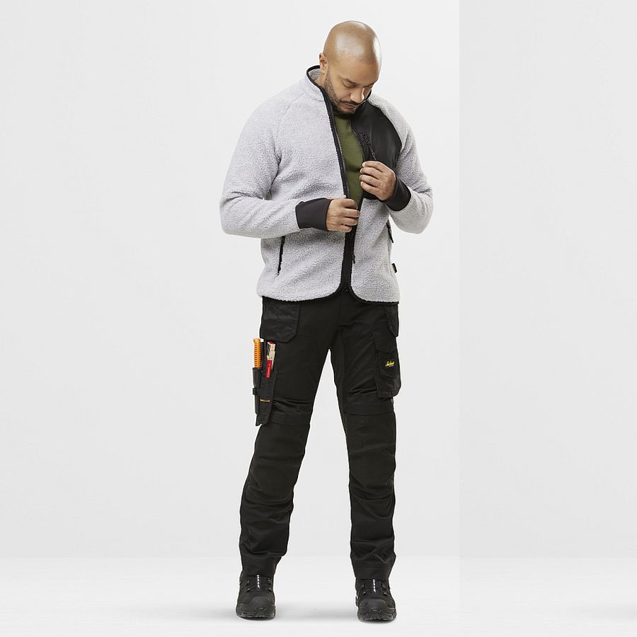 8021 Snickers FlexiWork Fleece Jacke Pile