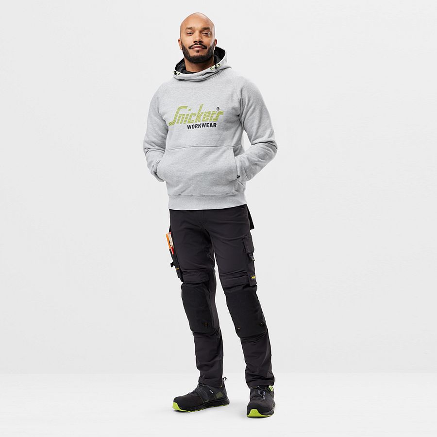 2845 Snickers Kapuzensweatshirt mit Logo