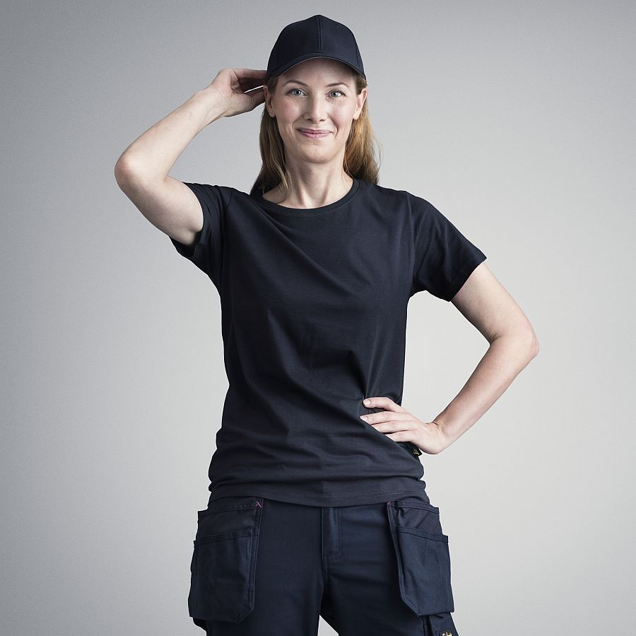 2516 Snickers Damen T-Shirt 100% Baumwolle